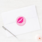 Bruiloft Bridal Shower Feest Ronde Sticker (Envelop)