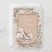 Bruiloft Bridal Shower in Retro Stijl Kaart (Voorkant)