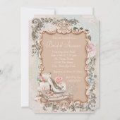 Bruiloft Bridal Shower in Retro Stijl Kaart (Achterkant)