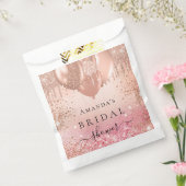 Bruiloft Bridal Shower roze goud ballonnen Bedankzakje (Gezegeld)
