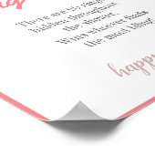 Bruiloft Bridal Shower Spel Bord Ring Hunt Poster (Hoek)