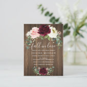 Bruiloft Bridal Shower Uitnodiging (Staand voorkant)