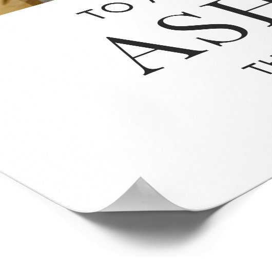 Bruiloft Bridal Shower Verwelkoming Script 3 Foto Poster (Hoek)