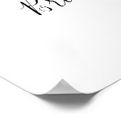 Bruiloft Bridal Shower Welkom Bord Met Sombrero Poster (Hoek)