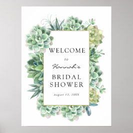 Bruiloft Bridal Shower Welkom Bord Poster