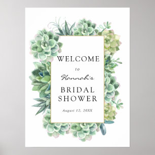Bruiloft Bridal Shower Welkom Bord Poster