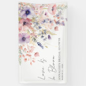 Bruiloft Bridal Shower Welkom Bord Spandoek (Verticaal)