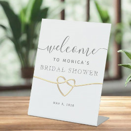 Bruiloft Bridal Shower Welkom Pilaar Bord Reclamebord Met Voetstuk