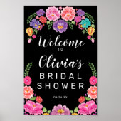 Bruiloft Bridal Shower Welkomstbord Poster (Voorkant)
