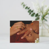 bruiloft briefkaart (Staand voorkant)