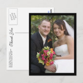 bruiloft briefkaart (Voorkant / Achterkant)