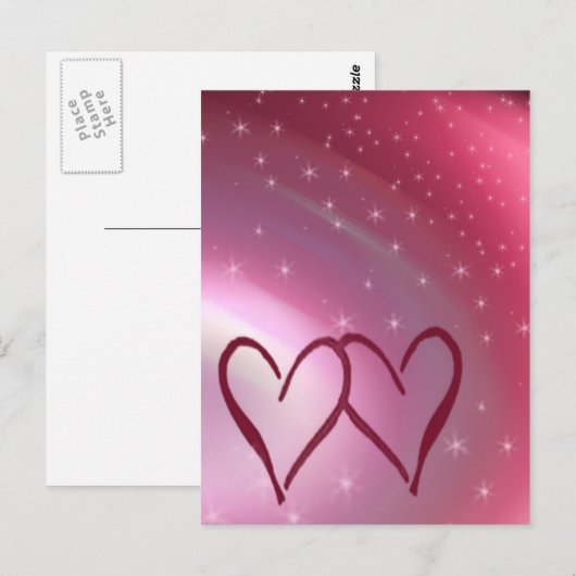 bruiloft briefkaart (Voorkant / Achterkant)