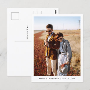 Bruiloft Briefkaart Gastenboek Aangepaste fotosjab