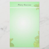 bruiloft briefpapier.gele tulpbloemen briefpapier (Voorkant)