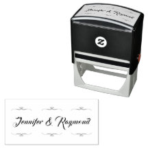 Bruiloft Briefpapier Zelfinkt Rubber Stamp