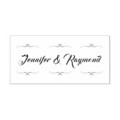 Bruiloft Briefpapier Zelfinkt Rubber Stamp Zelfinktende Stempel (Design)