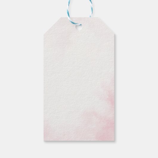 BRUILOFT BRUID SSHOWER BEDANKJE CADEAULABEL (Achterkant)