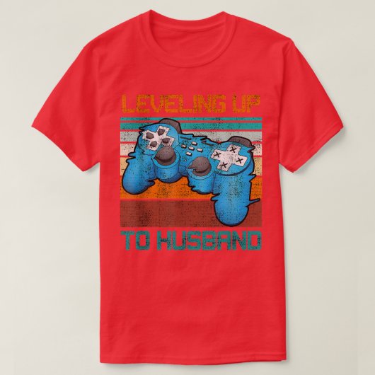 Bruiloft bruidegom huwelijk echtgenoot t-shirt (Design voorkant)