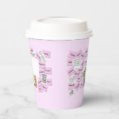 Bruiloft Bruids Bachorlette Party Paper cup Papieren Bekers (Links)