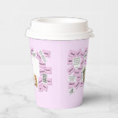 Bruiloft Bruids Bachorlette Party Paper cup Papieren Bekers (Rechts)