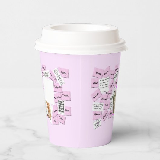 Bruiloft Bruids Bachorlette Party Paper cup Papieren Bekers (Rechts)