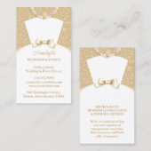 Bruiloft bruids witte jurk Visitekaartje (Voorkant / Achterkant)