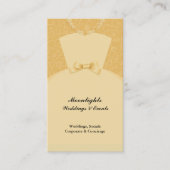 Bruiloft bruids witte jurk Visitekaartje Afsprakenkaartje (Voorkant)