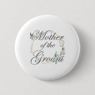 Bruiloft Bruidsfeest Bruid Moeder Moeder van de Br Ronde Button 5,7 Cm