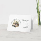 Bruiloft Bruidsjurk Feest Dank Je Kaart (Voorkant)