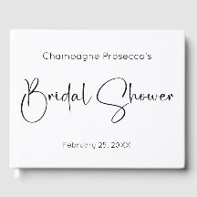 Bruiloft bruidsmeisje logboek in modern script