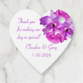 Bruiloft bruidsmeisjes Groomsmen etc. Labels voor  (Achterkant)