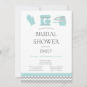 Bruiloft Bruidsshower Thema Keuken Bewerkbaar Kaart (Voorkant)