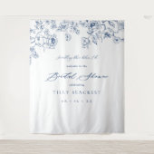 Bruiloft Bruidssluier Welkomst Tapijt Something Bl Wandkleed (Voorkant)