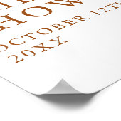 Bruiloft Bruiloft Welkom Bord Poster (Hoek)