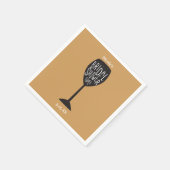 BRUILOFT BRUILOFT Wijn Glas ELKE KLEUR Servetten (Hoek)