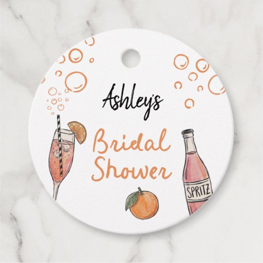 Bruiloft Brunch Bedankjes Labels (Voorkant)