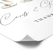 Bruiloft Brunch & Bubbels Waterverf Champagne Brui Poster (Hoek)