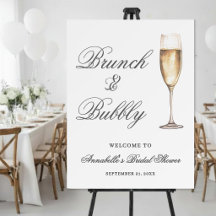 Bruiloft Brunch en Bruisend Welkom Bord