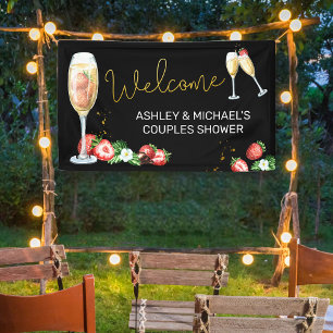 Bruiloft Brunch en Bruisende Wensbord Spandoek