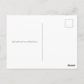 Bruiloft Brunch en Mimosa Cocktail Bruidsbruiloft Briefkaart (Achterkant)