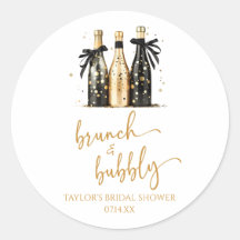 Bruiloft Brunch en Mousserende Gouden Champagne Br