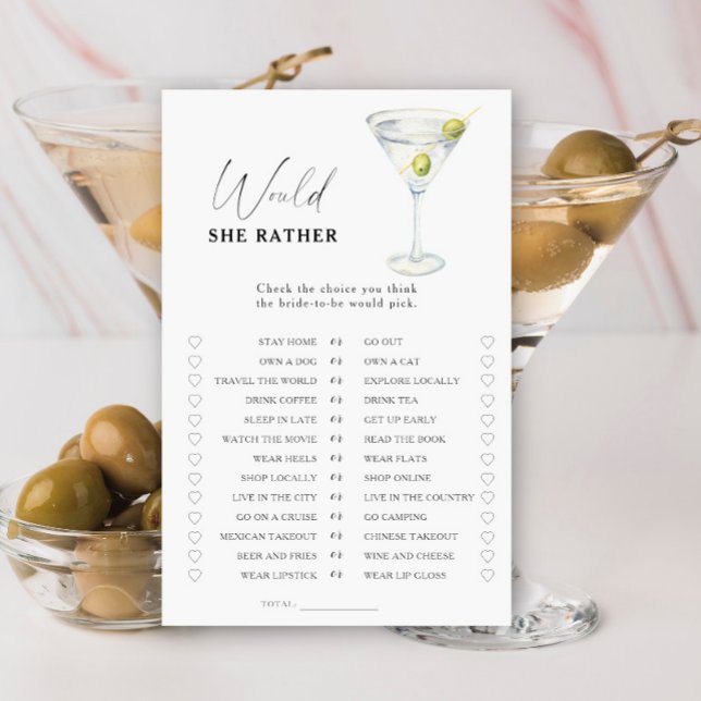 Bruiloft brunch Martini Zullen we een spel spelen (Creator heeft geüpload)