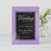 Bruiloft brunch met de bruid kaart (Staand voorkant)