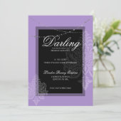 Bruiloft brunch met de bruid kaart (Staand voorkant)