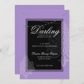 Bruiloft brunch met de bruid kaart (Voorkant / Achterkant)