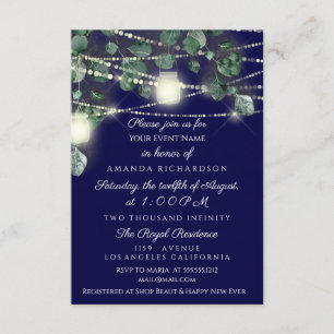 Bruiloft Brunch Rustiek Hout Goud Navy Potten Lich Kaart