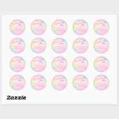 Bruiloft Bubble Bottle stickers (Vel)