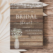 Bruiloft Budget Bruidsfeest met Rustieke Baby's Br Flyer