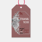 bruiloft cadeaulabel (Voorkant)