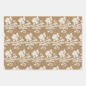 Bruiloft cadeauverpakking gepersonaliseerd inpakpapier vel (Voorkant 2)